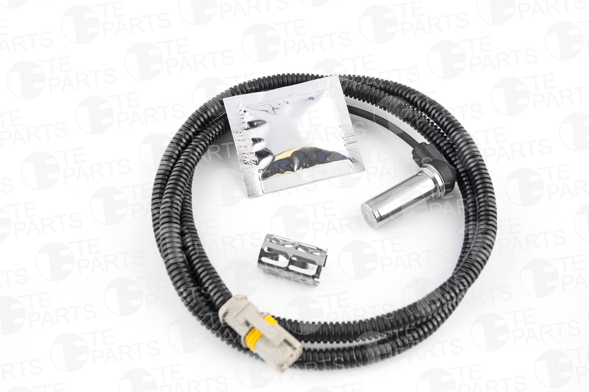 Image de Sensor ABS ( front left, angled, cable length = 1300 mm, total length = 1332 mm)                                                                               Set: bush and grease 