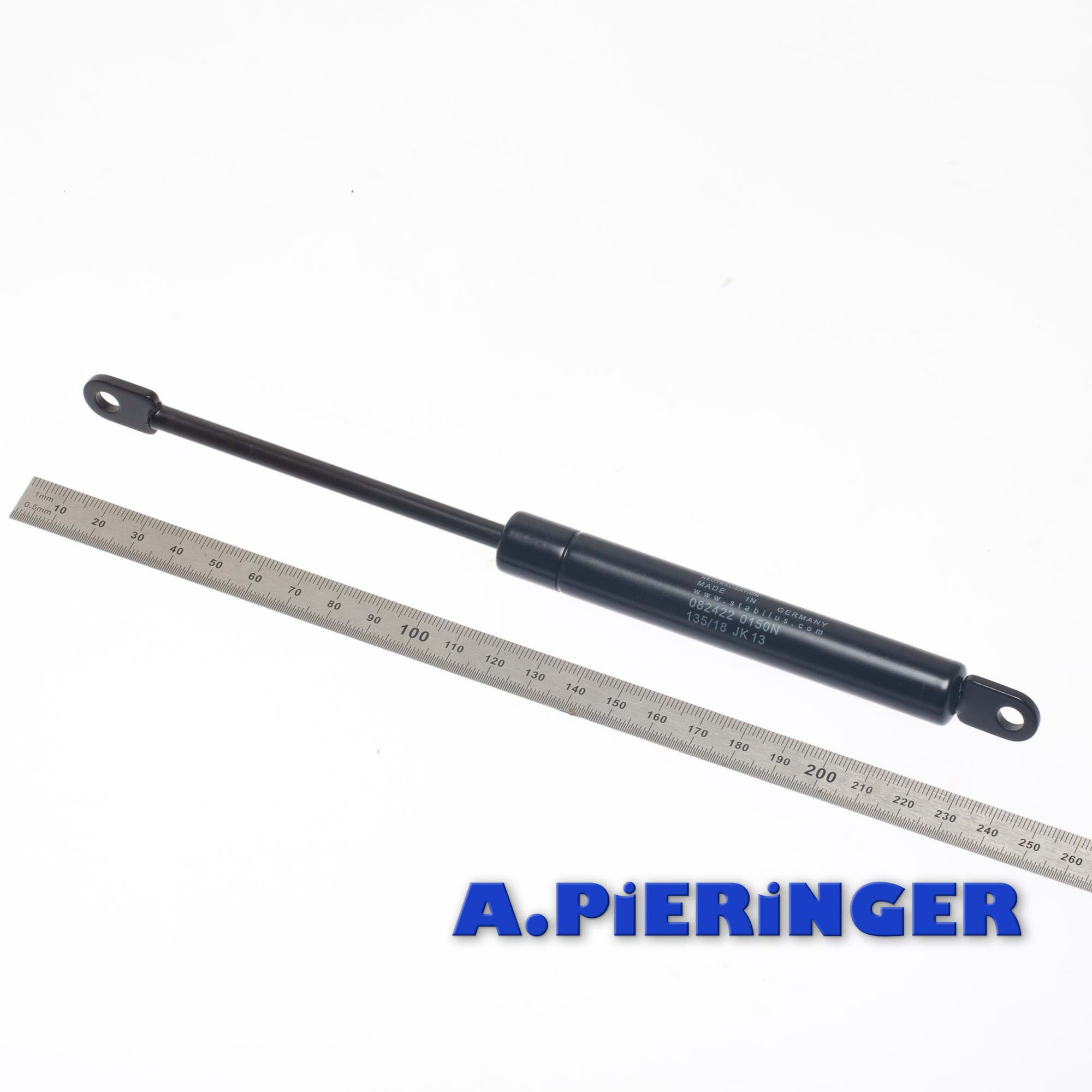 Imagen de Gasfeder Stabilus Lift-o-MAT 082422 0150N Gesamtlänge 226,50 mm Auge 6 mm