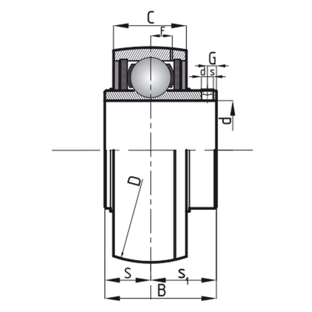 Imagen de Spannlager SB210   SNR  für Welle 50 Lager SB 210