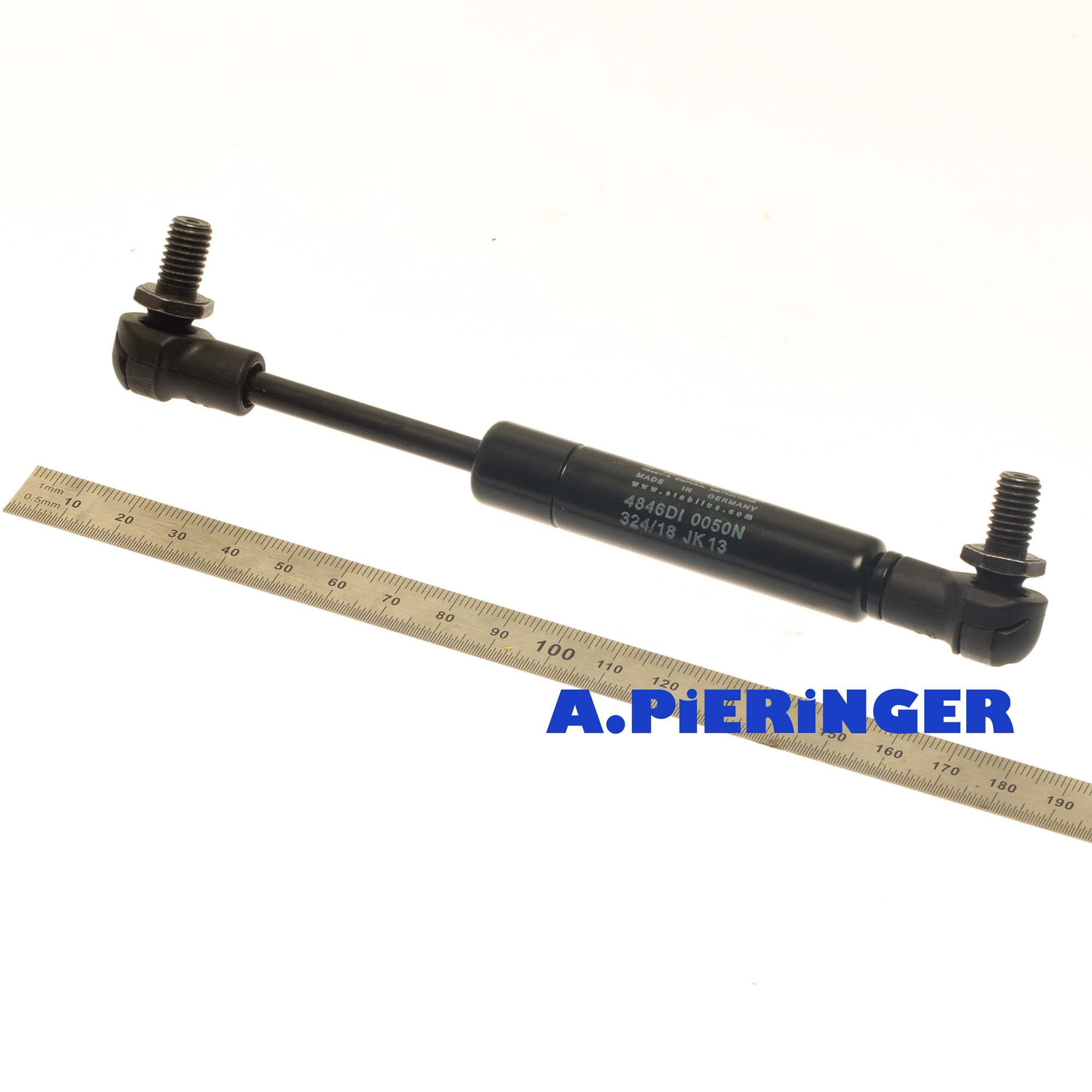 Immagine di Gasfeder Stabilus Lift-o-MAT 4846DI 0050N Ersetzt 2606NW Lang 155,50 mm Gelenk 8 mm (ALT)