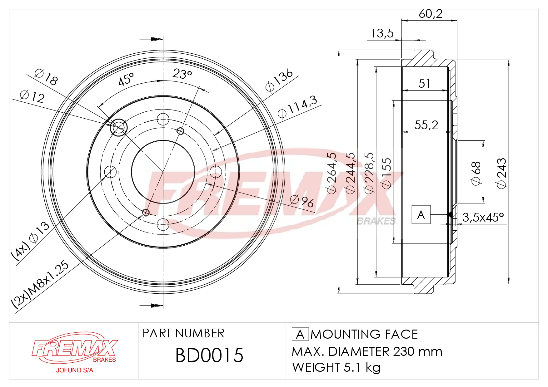 Image de BD-0022  B.DRUM HC  für Ni.Pathfinder 9/97-