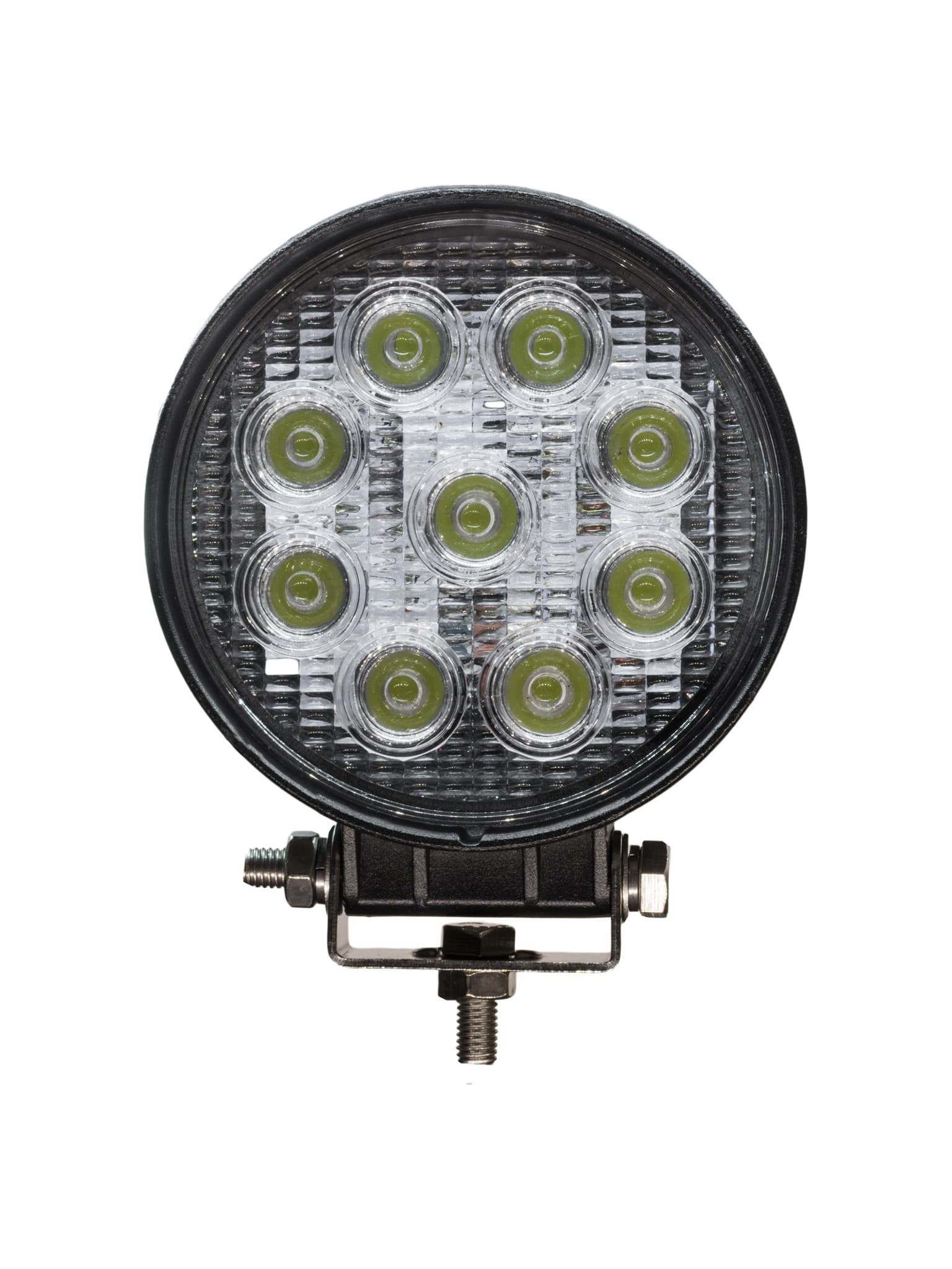 A.PiERiNGER. Arbeitsscheinwerfer rund 9 LED 2000 Lumen FABRILcar  42-1002-001 Ø 115