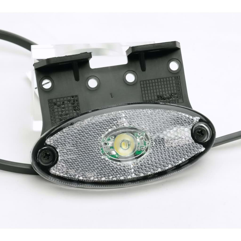 Image de Umrissleuchte LED 12V weiss FLATPOINT II 31-6969-007 Aspöck Haltewinkel 