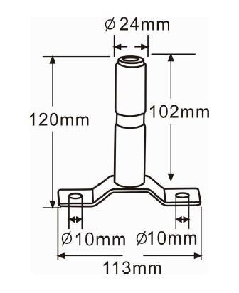 Image de Halterung für Rundumleuchte