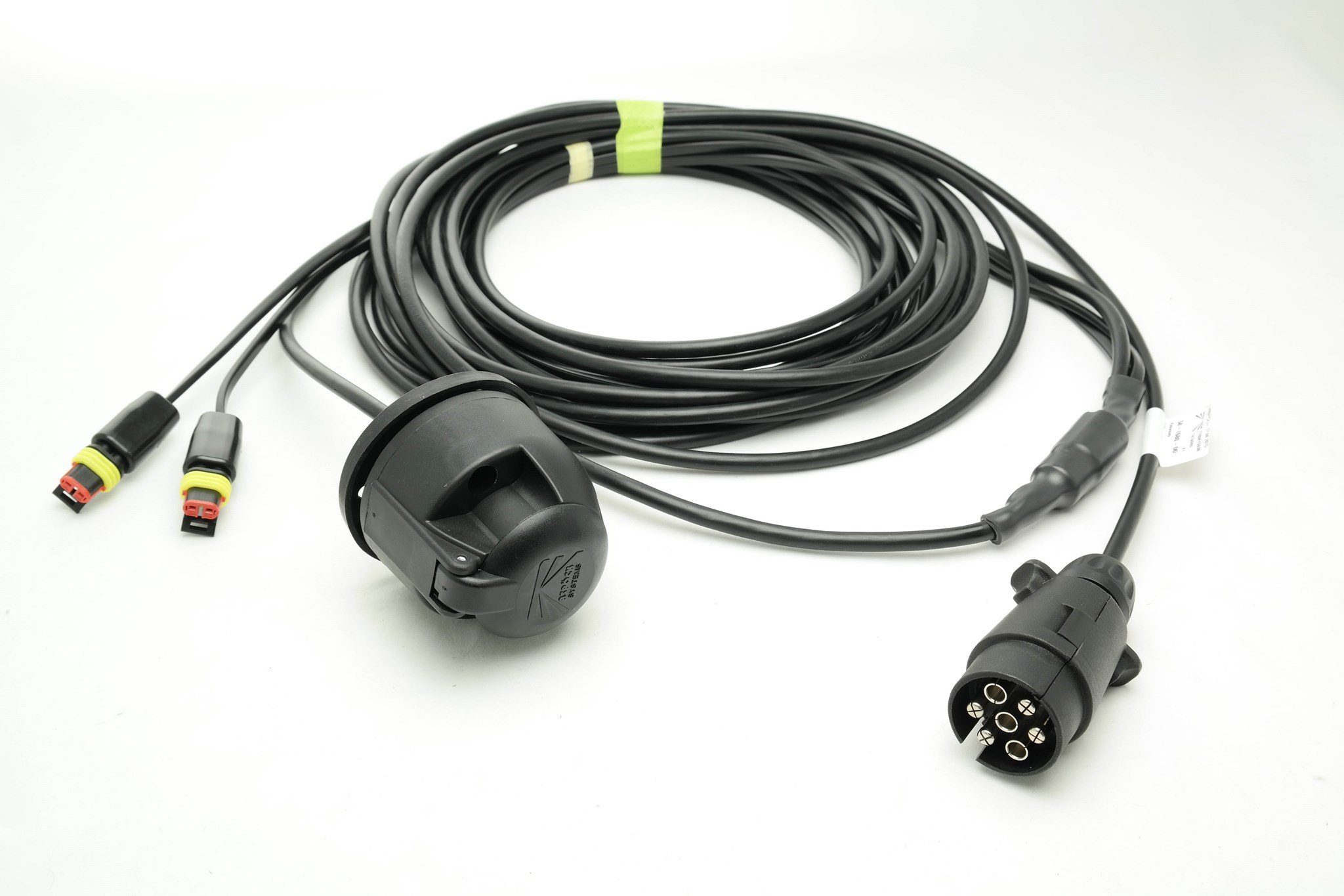 Immagine di 58-1680-007 Aspöck Kabelsatz mit Dose 12V 5,8 cable set with socket 12V 5,8m