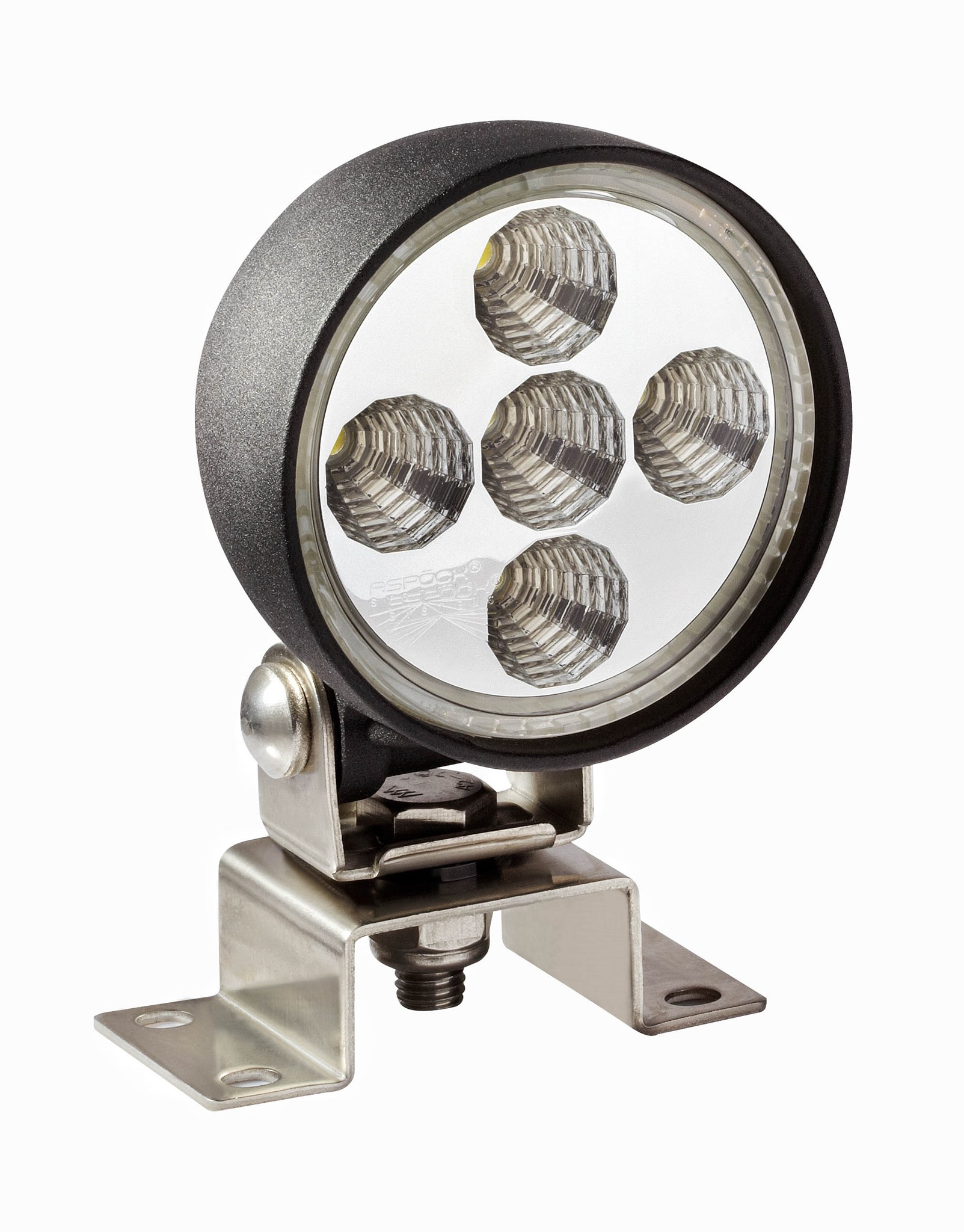 Immagine di 39-6400-017 Aspöck Arbeitsscheinwerfer Rund 5 LEDs 2,5m Open End 9-30Volt  IP6K9K