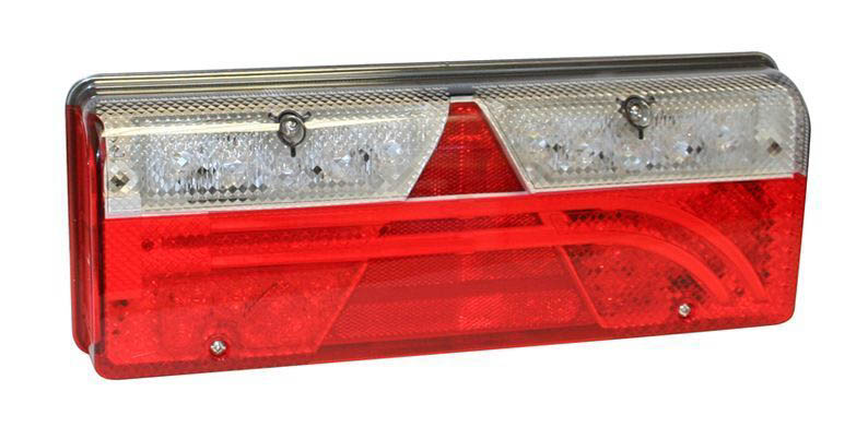 Immagine di 25-7030-721 Aspöck Europoint III Voll-LED links SML Schmitz 4x2 polig AMP, inkl. Blinker LCG