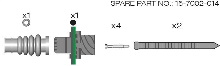 Immagine di 15-7002-014 Aspöck AMP 4pol. männlich 