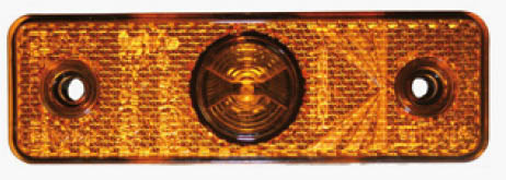 A.PiERiNGER. Seitenmarkierungsleuchte LED 12V gelb FLATPOINT II 31-2309-027  Aspöck