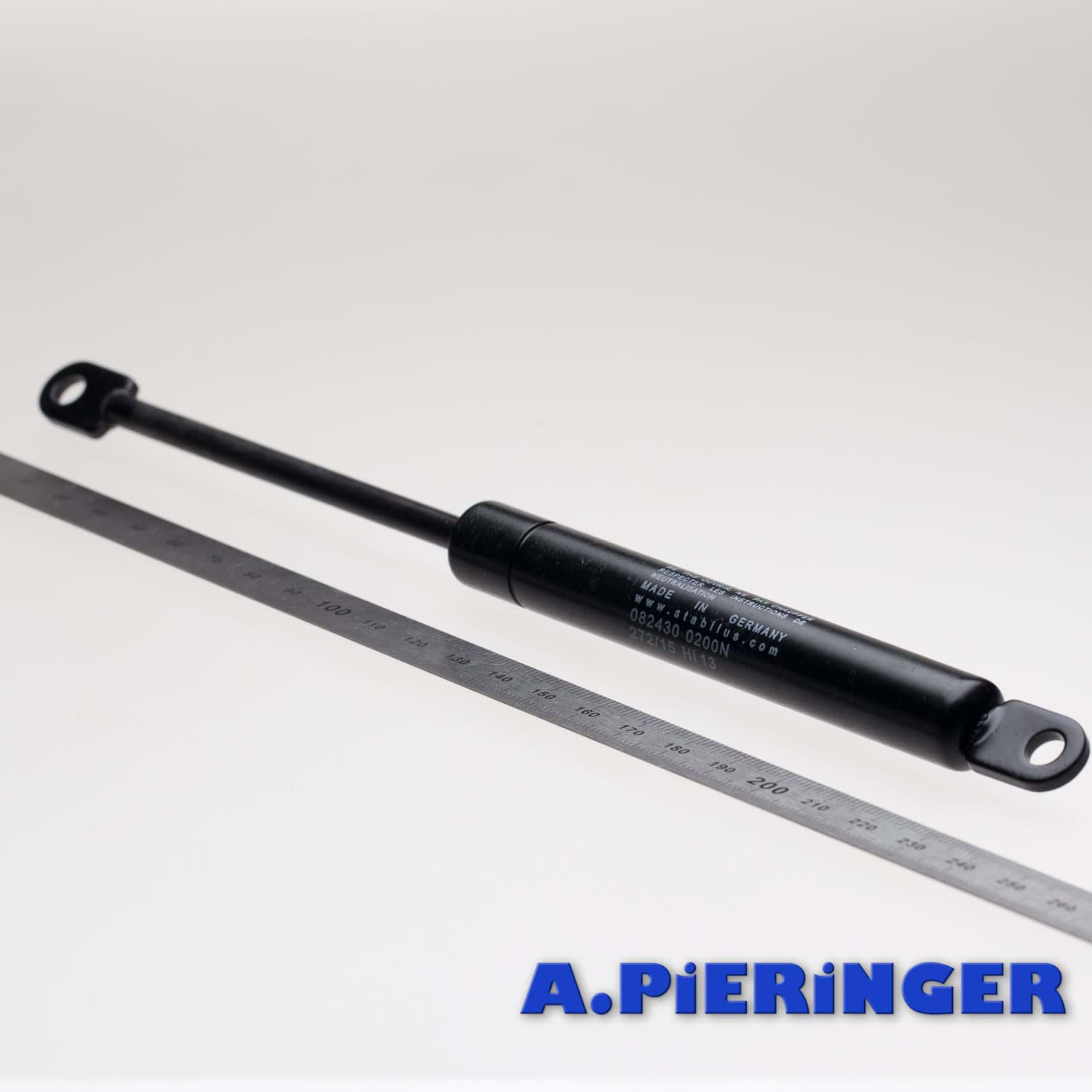 Immagine di Gasfeder Stabilus Lift-o-MAT 082430 0200N Gesamtlänge 226,50 mm Auge 6 mm