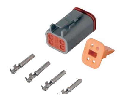 Immagine di Stecker System Deutsch 4 polig - weiblich DT06-4S