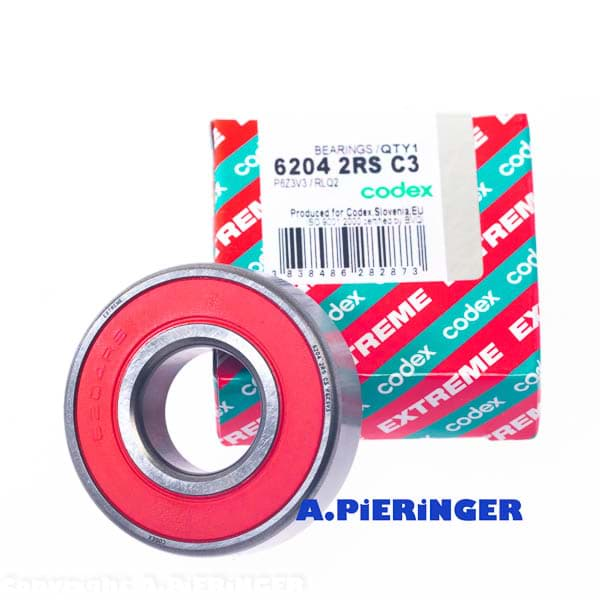 A.PiERiNGER. LAGER 6204 2Z C3 SKF