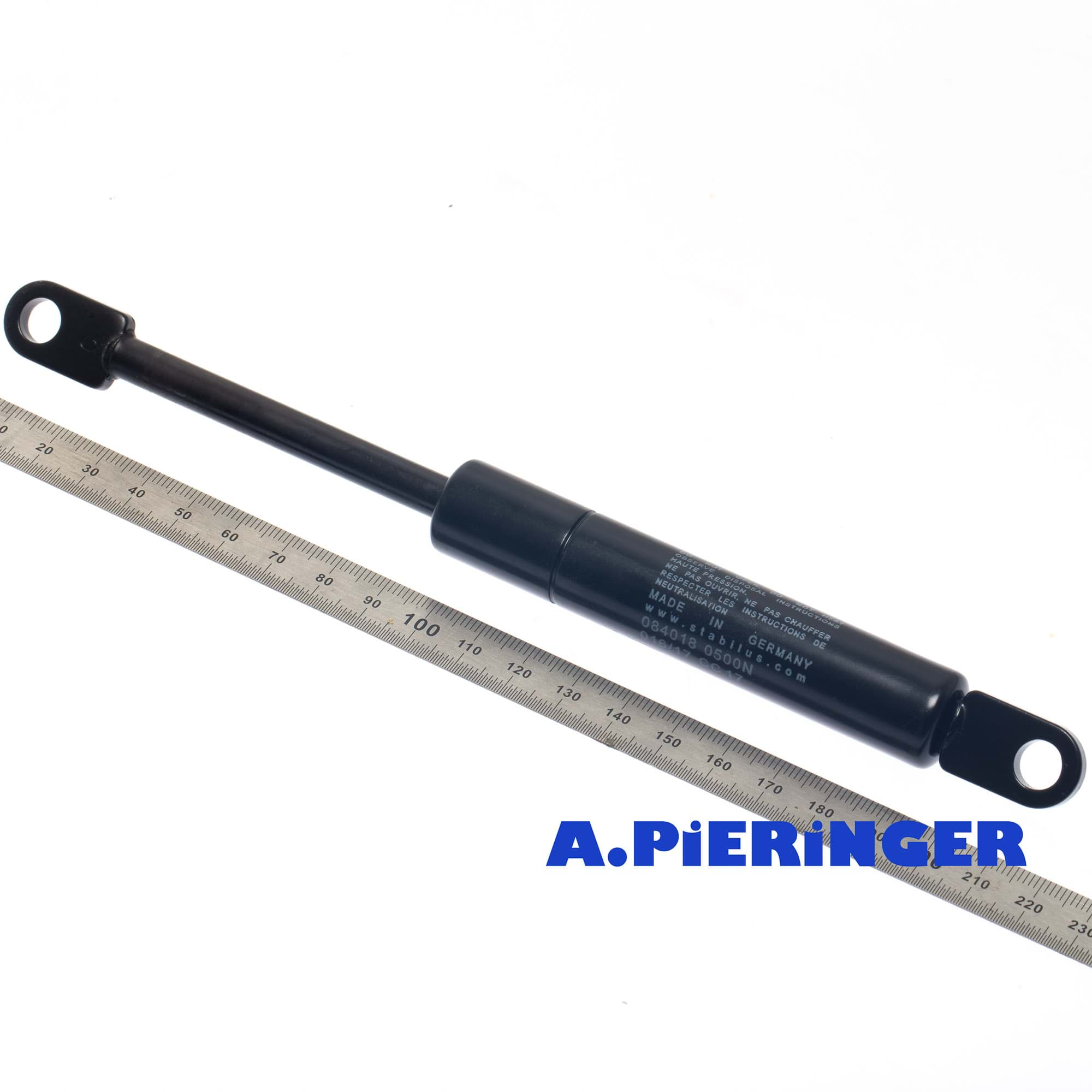 Image de Gasfeder Stabilus Lift-o-MAT 084018 0500N Gesamtlänge 205 mm Auge 8 mm