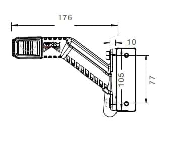 Immagine di 31-3164-004 Aspöck Superpoint IV LED links 