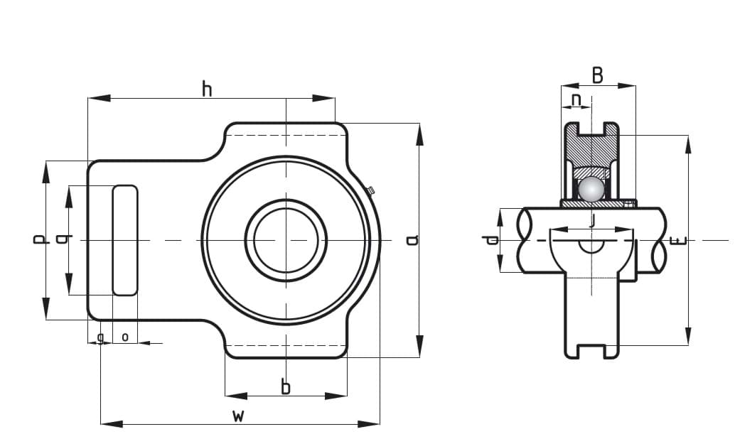 Imagen de FLANSCHLAGER UCT 210 FK 