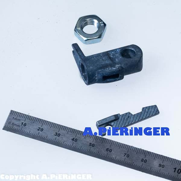 Immagine di Set Auslösekopf 10 MM FÜR Bowdenzug Hebel + Mutter