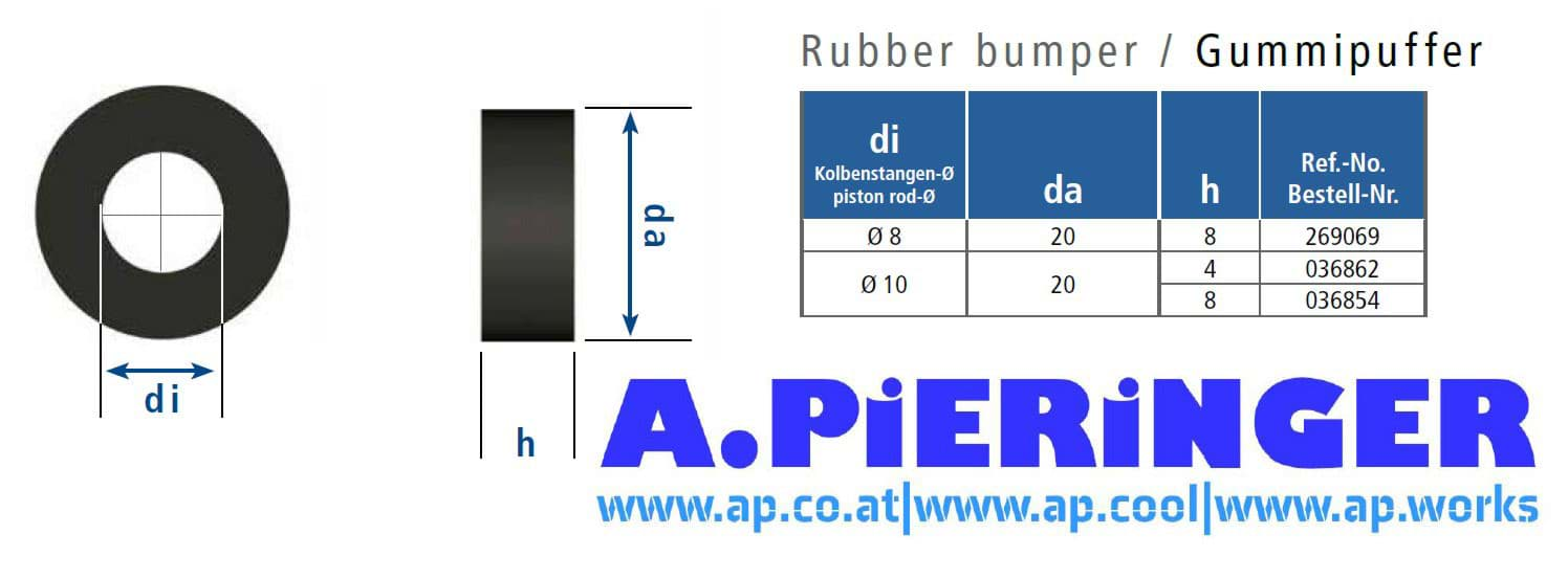 Bild von Stabilus 036854 GUMMIPUFFERN da GUMMIPUFFER