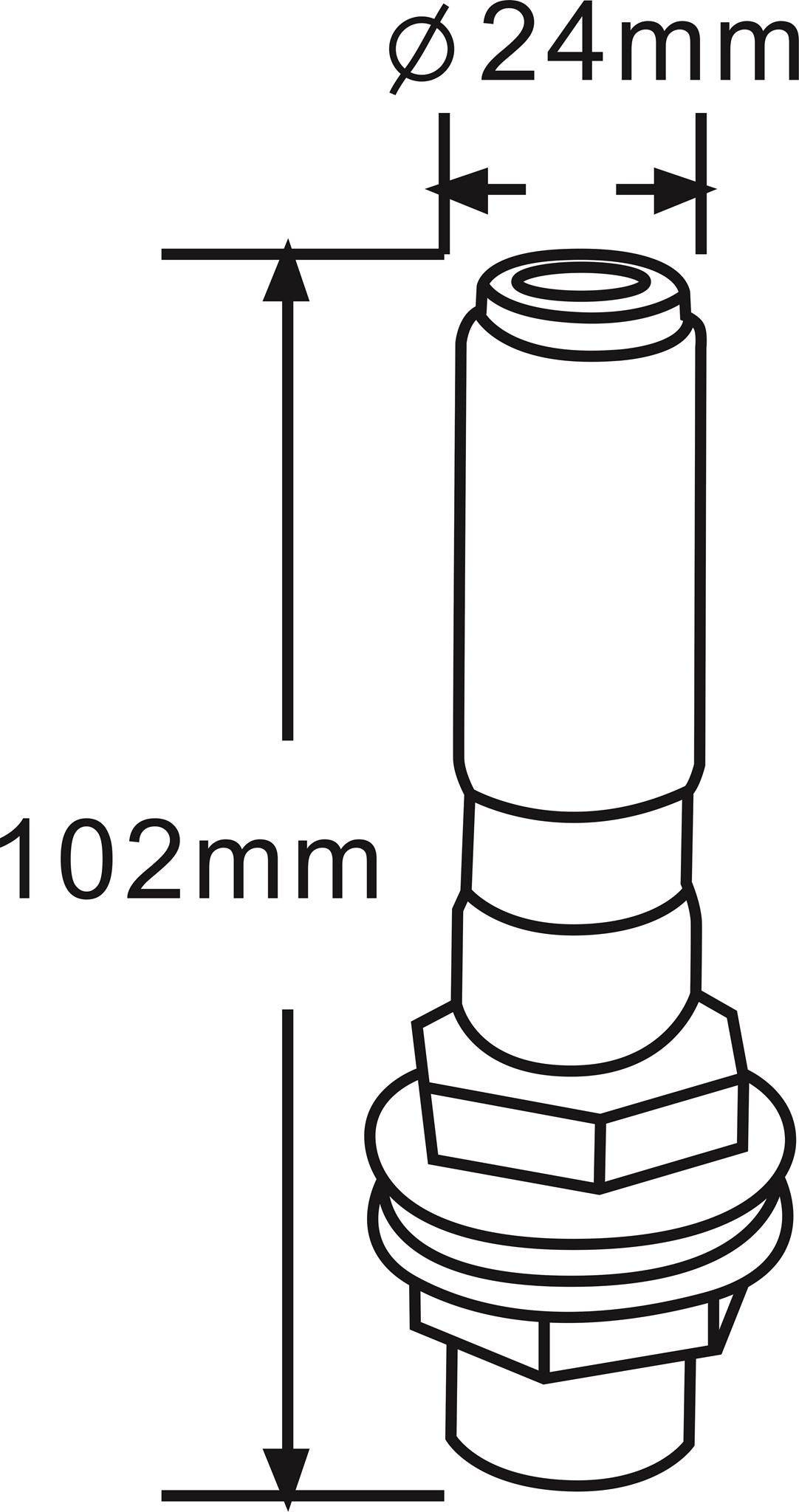 Bild von Screw fixing bracket