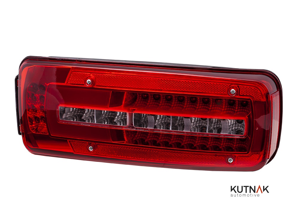 Bild von LED Heckleuchte rechts Anschluss Rückseite mit Warner  DAF LF CF XF R. 152 mm