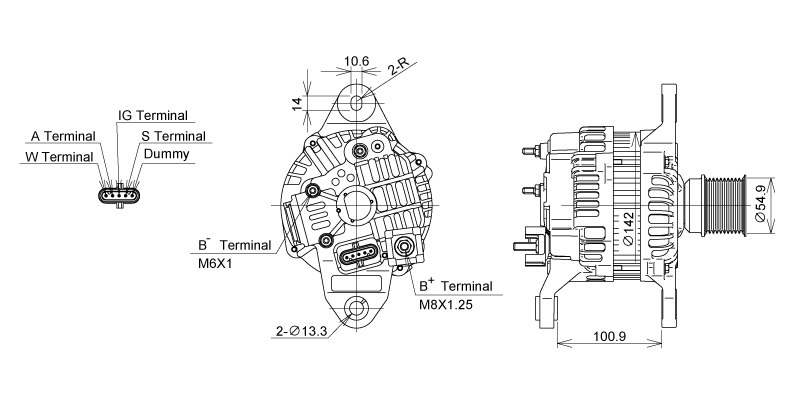 Bild von Generator 24V 130A passend für VOLVO , Renault