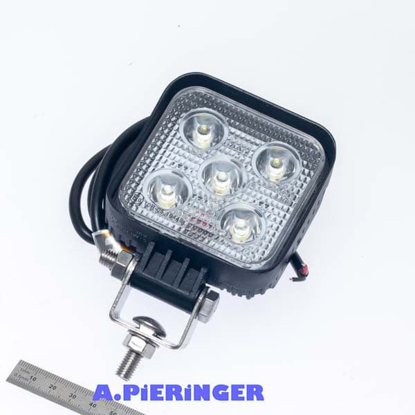 Immagine di Arbeitsscheinwerfer eckig 5 LED 1200 Lumen 42-1000-101 85x85x40