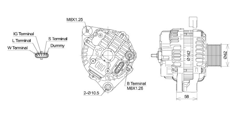 Bild von Generator  passend für IVECO A4TR5791