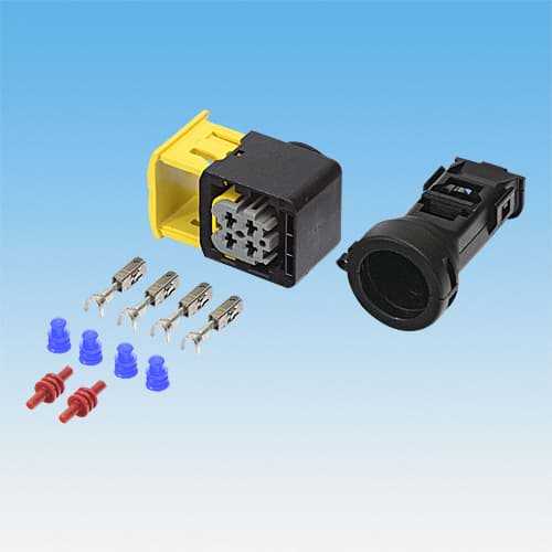 Bild von 4-poliger Stecker HDSCS MCP 2.8 Abgang gerade 