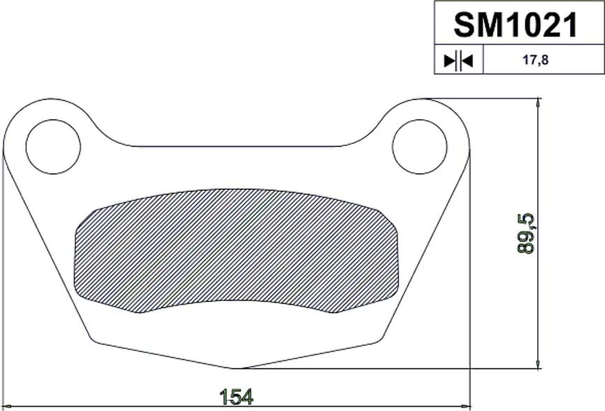 Image de Scheibenbremsbelag-Satz = 8 Stk. passend für Deutz