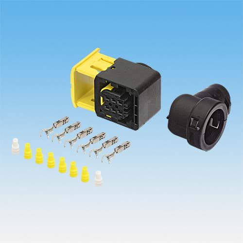 Bild von 6-Poliger Stecker HDSCS Abgang NW 8,5 Winkel  90°