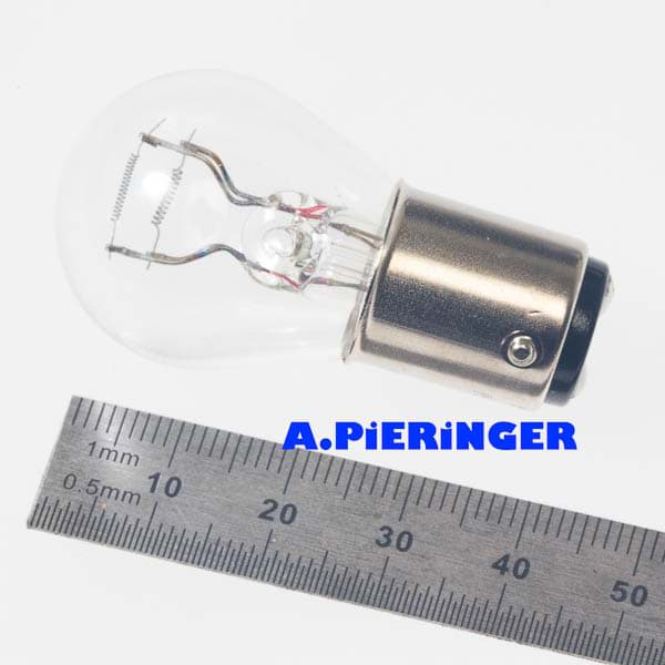 Bild von 12V 21/5W Lampe P21/5W General Electric  Kugellampe